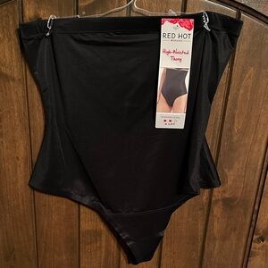 SPANX Black High-Waisted Shapewear Thong